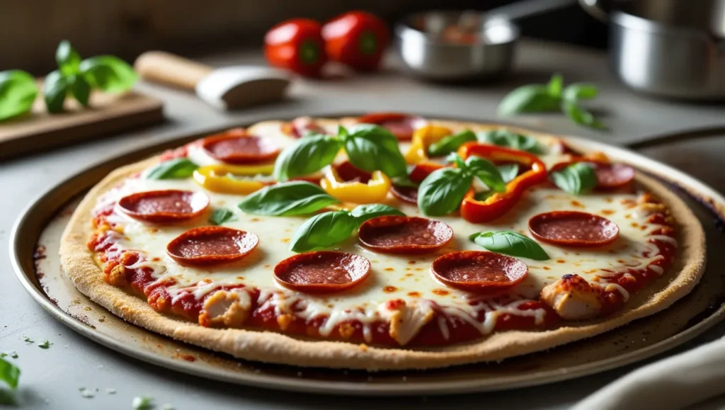 chicken crust pizza recipe