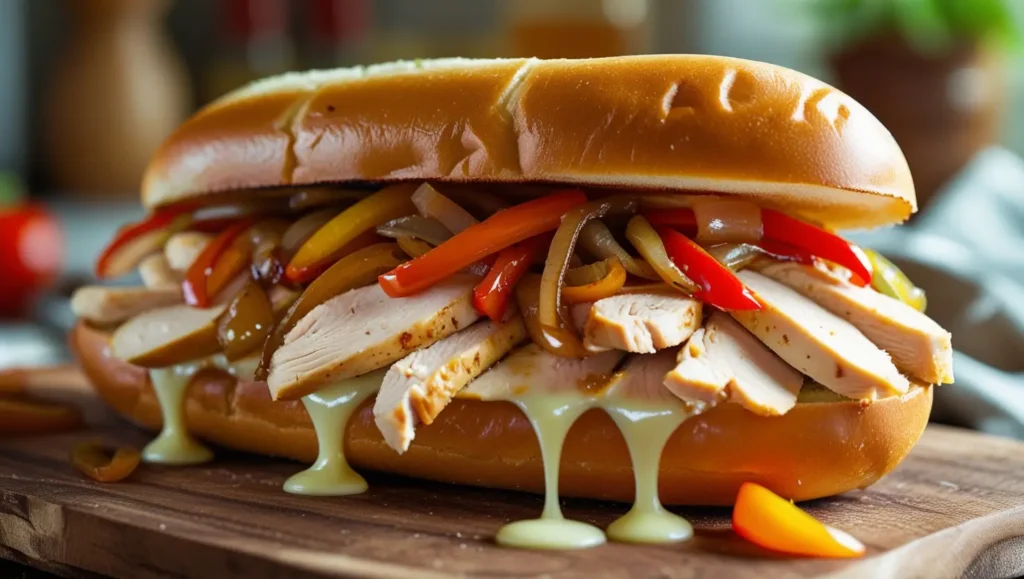 chicken Philly cheesesteak recipe