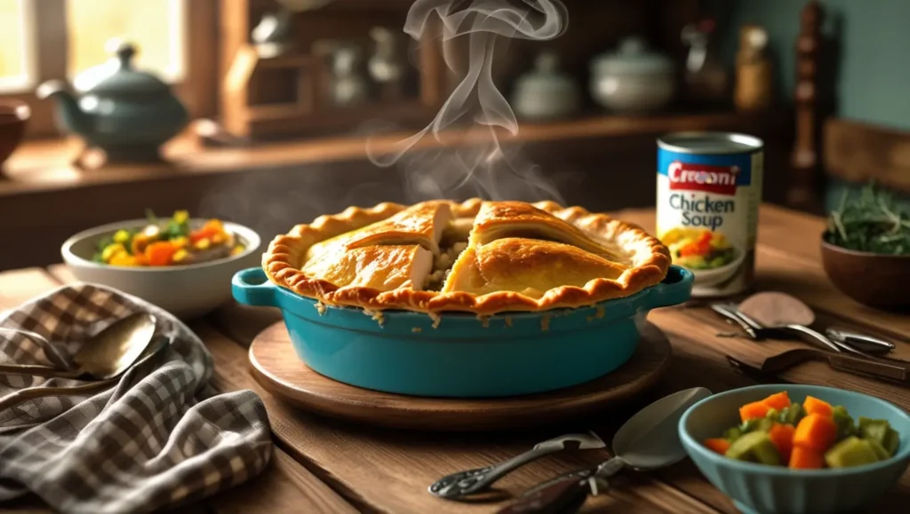 chicken pot pie recipe with cream of chicken soup